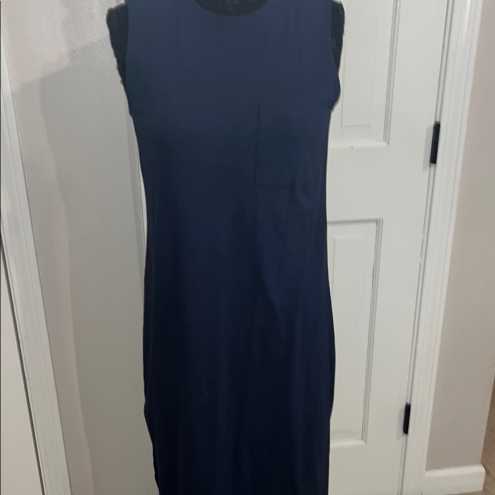 Everlane Blue weekend, Maxi Dress Crew Neck Sleeveless